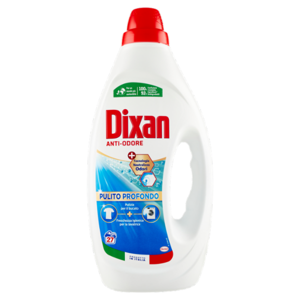 DIXAN Liquido Anti-Odore 27 Lavaggi 1.215 ml