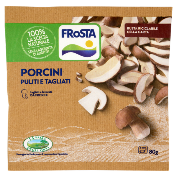 FRoSTA Porcini Puliti e Tagliati 80 g