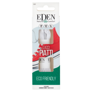 Eden Natural Comfort Lacci Piatti 130 Cm 8/9 Fori 1 Paio