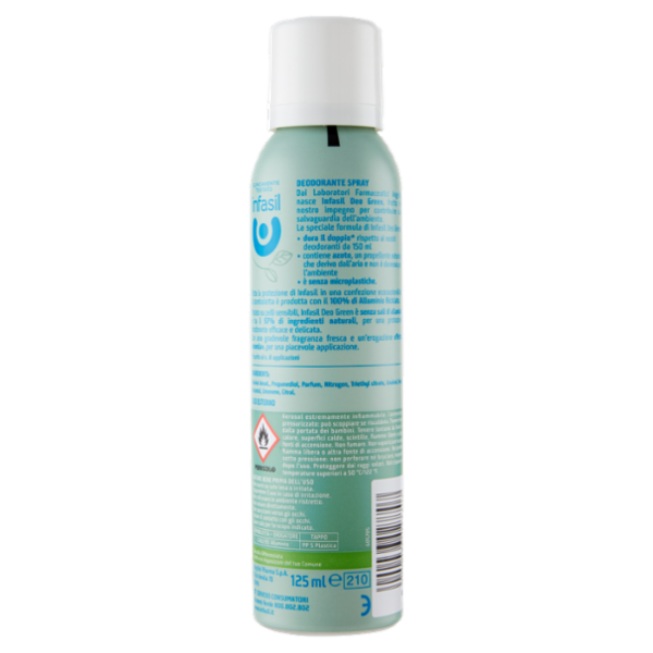 infasil deo-green Fragranza Fresca 125 ml