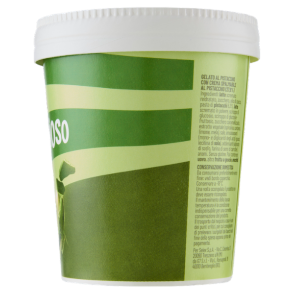 Selex Gelato al Pistacchio con Crema Spalmabile al Pistacchio 230 g