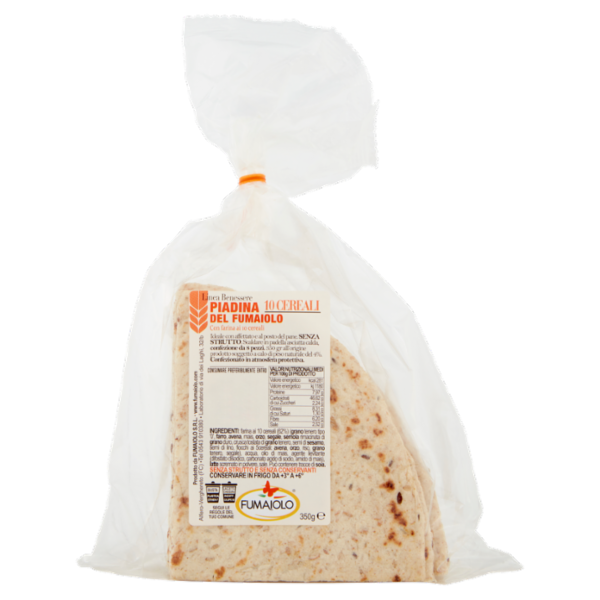Fumaiolo Linea Benessere Piadina del Fumaiolo 10 Cereali 350 g