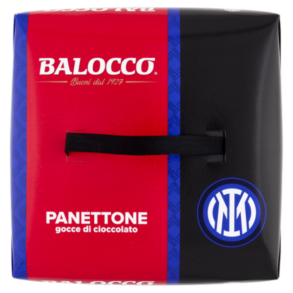 Balocco Panettone gocce di cioccolato Inter 500 g