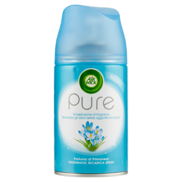 Air Wick Freshmatic Pure 1- Profumo di Primavera Spray Automatici per Ambienti Ricarica 250 ml