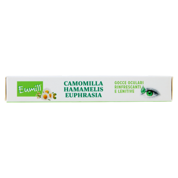Eumill Camomilla Hamamelis Euphrasia Gocce Oculari Rinfrescanti Lenitive Monodose 10 x 0,5 ml