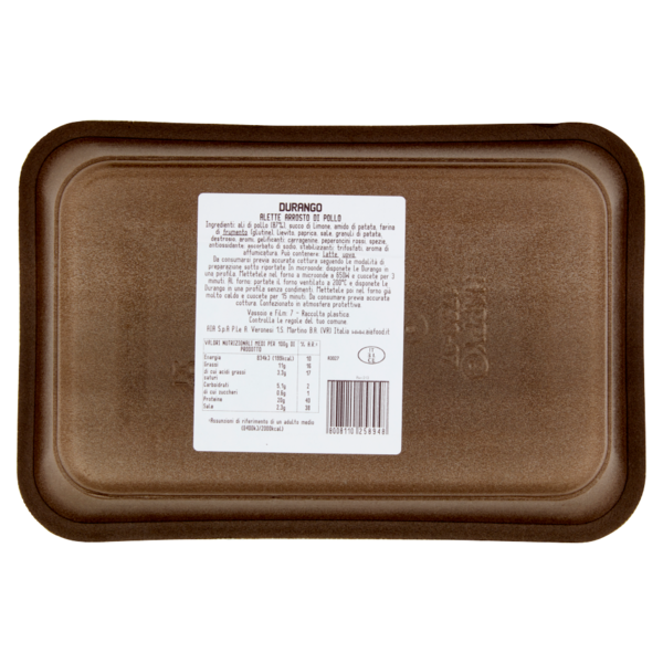 Aia Durango Alette di Pollo Arrosto delicatamente piccanti 0,500 kg