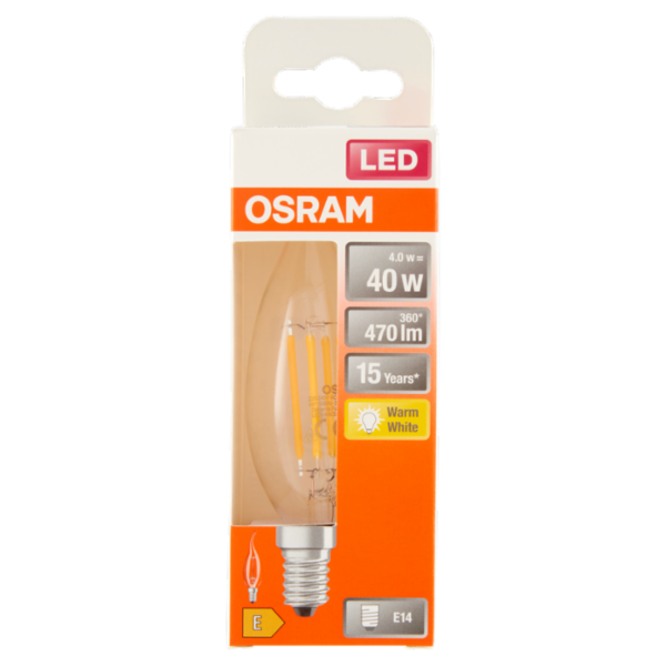 Osram Led Star Classic B 40 Warm White 4.0 W E14