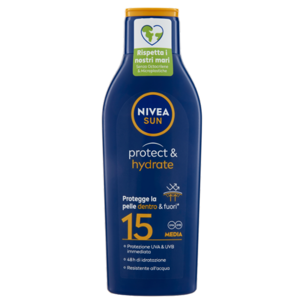 Nivea Sun protect & hydrate 15 Media 200 ml