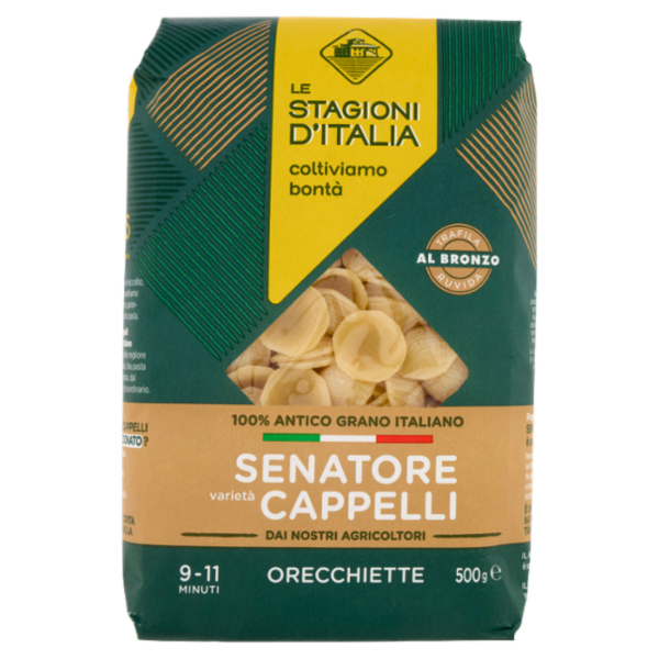 Le Stagioni d'Italia Senatore varietà Cappelli Orecchiette 500 g