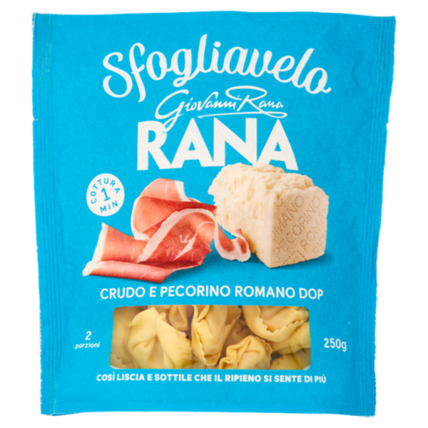 Giovanni Rana Sfogliavelo Crudo e Pecorino Romano DOP 250 g