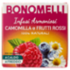 Bonomelli Infusi Armoniosi 100% Naturali Camomilla e Frutti Rossi 12 filtri 24 g