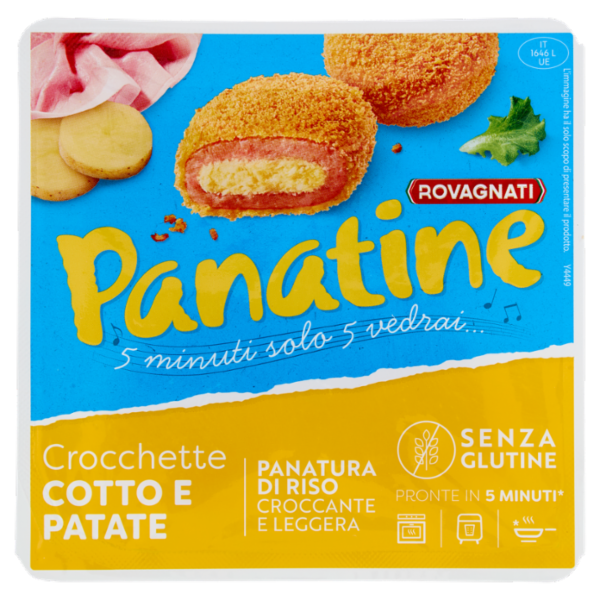 Rovagnati Panatine Crocchette Cotto e Patate 180 g