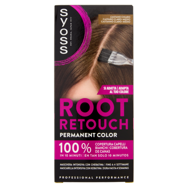 Syoss Root Retouch Permanent Color Castano Chiaro