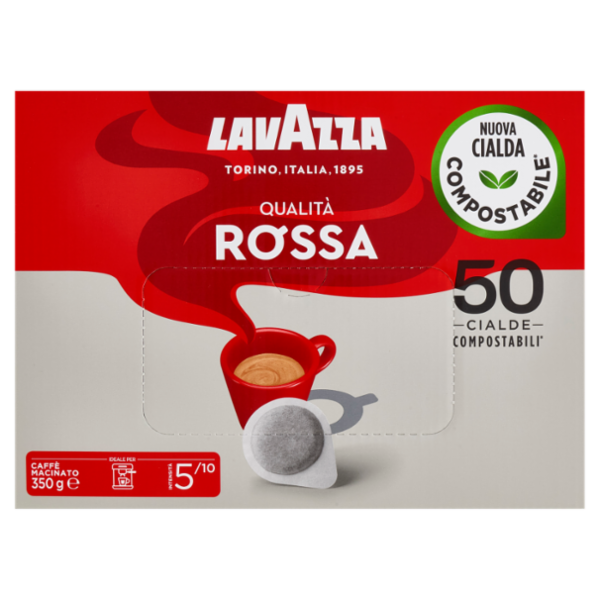 Lavazza Qualità Rossa 50 Cialde Compostabili* 350 g