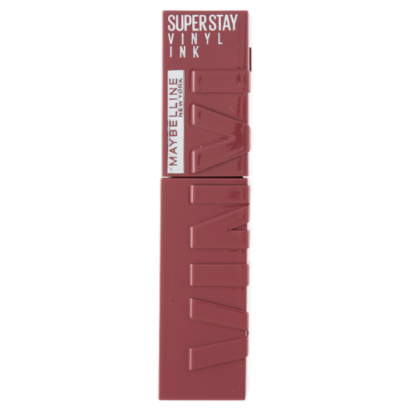Maybelline New York SuperStay Vinyl Ink Rossetto Liquido a Lunga Tenuta, 40 Witty
