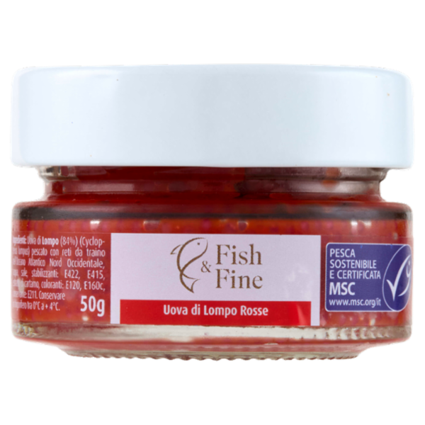 Fish & Fine Uova di Lompo Rosse 50 g