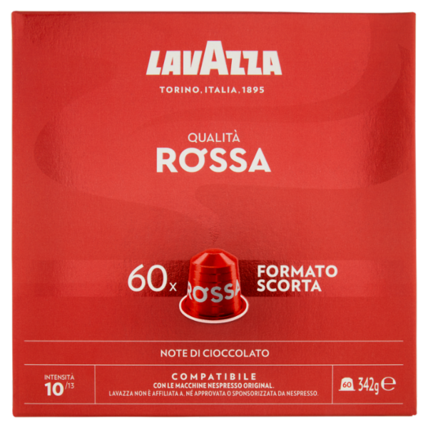 Lavazza Qualità Rossa Compatibile con Nespresso Original 60 Capsule 342 g
