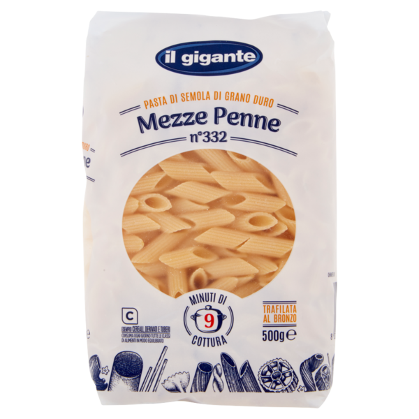 IL GIGANTE Mezze Penne n°332 500 g