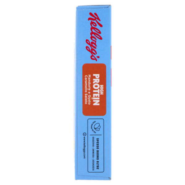 Kellogg's High Protein 26% Mandorle e Gusto Caramello Salato 4 x 35 g