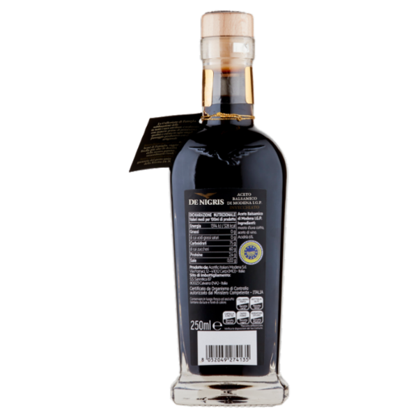 De Nigris Aceto Balsamico di Modena I.G.P. Invecchiato Alta Densità 250 ml
