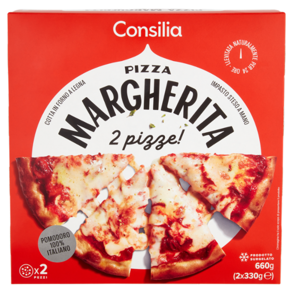 Consilia Pizza Margherita Surgelata 2 x 330 g
