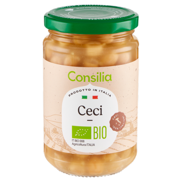 Consilia Ceci Lessati Italiani Biologici 300 g
