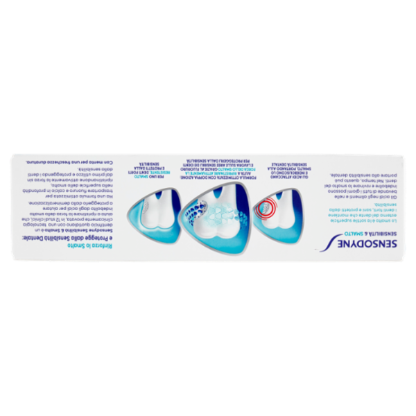 Sensodyne Sensibilità & Smalto, Dentifricio Denti Sensibili, Smalto forte,Gusto menta fresca, 75ml