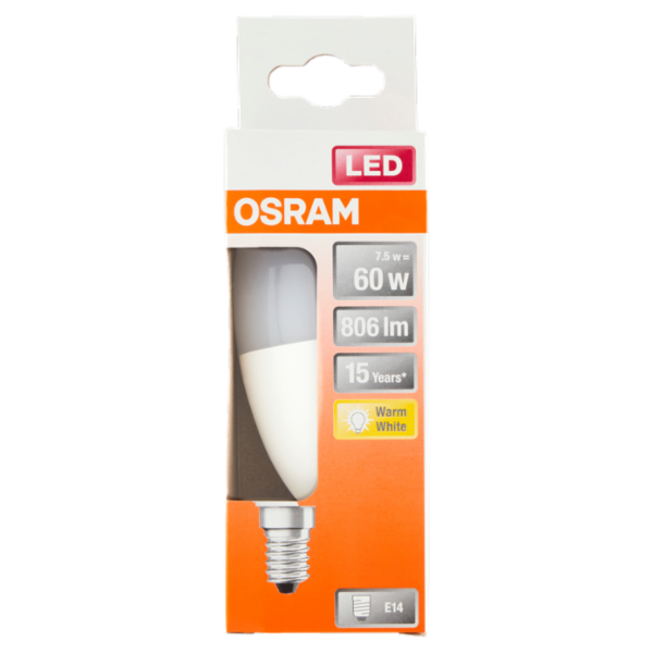 Osram Led Star Classic B 60 Warm White 7.5 W E14