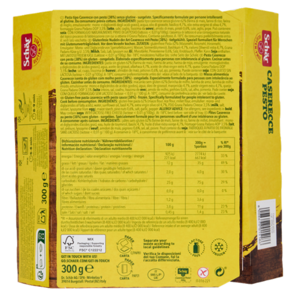 Schär Caserecce Pesto 300 g