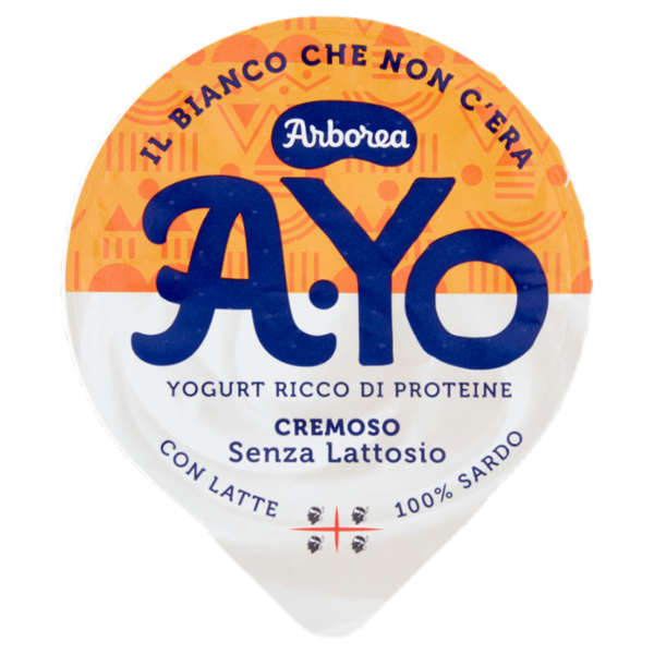 Arborea Ayo Yogurt Ricco di Proteine Senza Lattosio 140 g