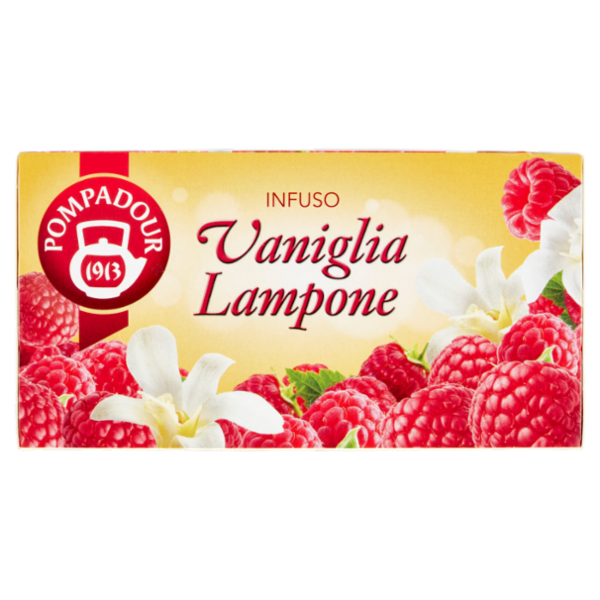 Pompadour Infuso Vaniglia Lampone bustine 20 x 3 g