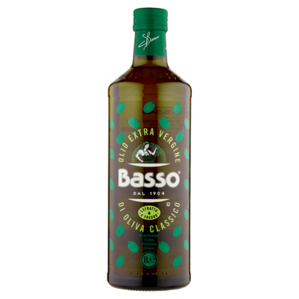 Basso Olio Extravergine di Oliva Classico Estratto a Freddo 1 L