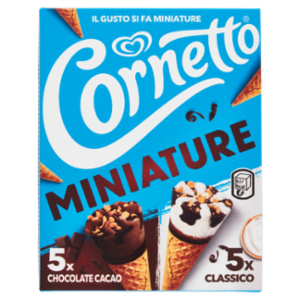 Cornetto Miniature 5 Classico 5 Chocolate Cacao 10 x 19 g