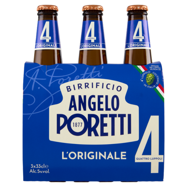 Birrificio Angelo Poretti l'Originale 4 Luppoli 3 x 33 cl