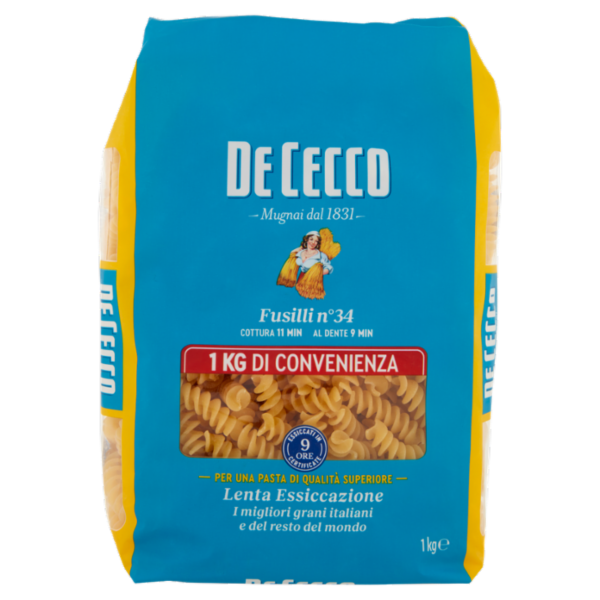 De Cecco Fusilli n°34 1 kg