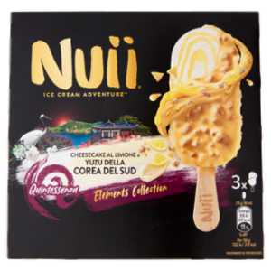 NUII Cheesecake Al Limone & Yuzu Della Corea Del Sud 3x70g