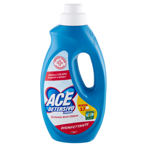 Ace Detersivo Liquido Disinfettante 17 Lavaggi 935 ml