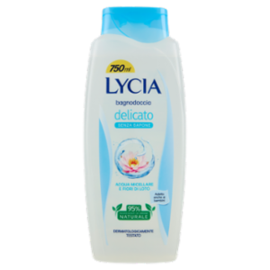 Lycia Bagnodoccia Delicato Senza Sapone Acqua Micellare e Fiori Di Loto 750 Ml