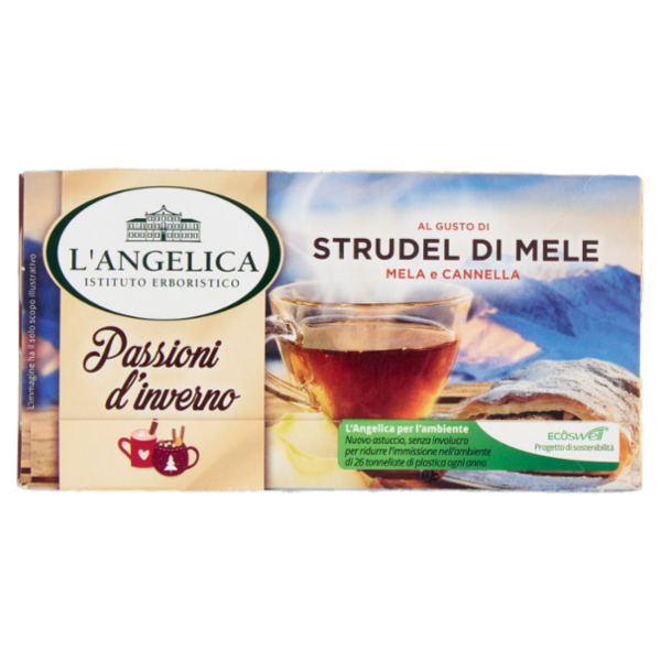 L'Angelica Passioni d'inverno al Gusto di Strudel di Mele 15 Filtri 27 g