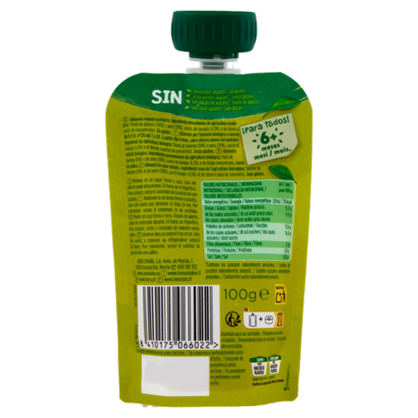 Hero Solo Bio Banana, Pera e Arancia 100 g