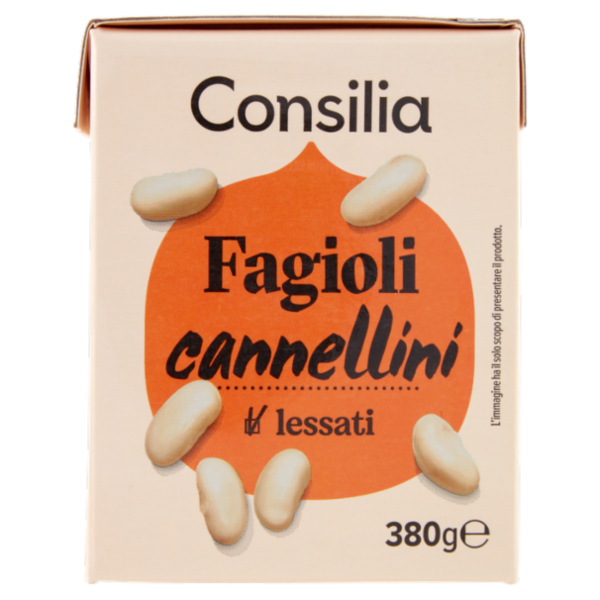 Consilia Fagioli Cannellini Lessati 380 g