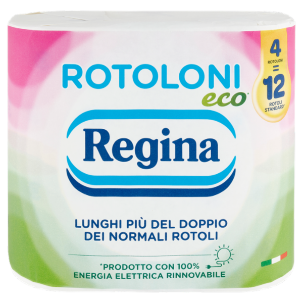 Rotoloni Regina Eco carta igienica 4 rotoli