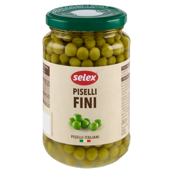 Selex Piselli Fini Lessati 360 g