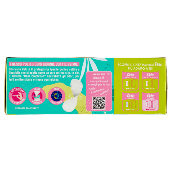 Lines intervallo Velo Flower proteggislip Regular 42 pz