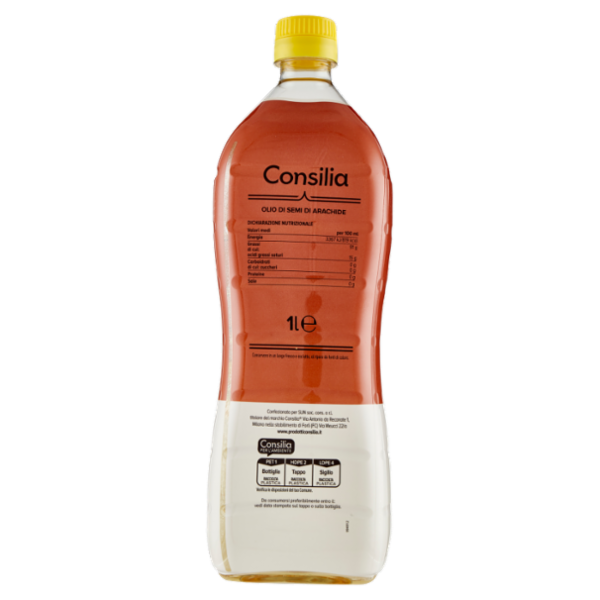 Consilia Olio di Semi di Arachide 1 L