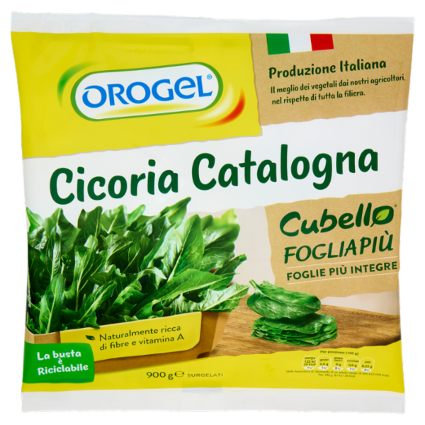 Orogel Cubello Cicoria Catalogna Surgelati 900 g