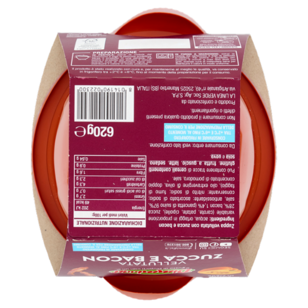 DimmidiSì Vellutata Zucca e Bacon 620 g