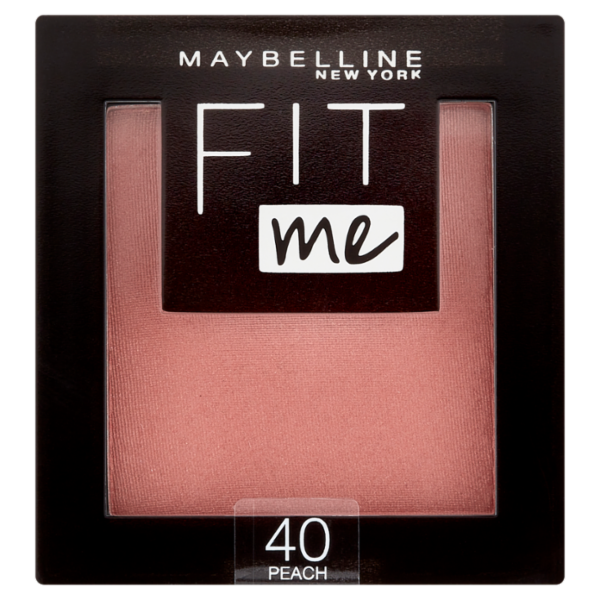 Maybelline New York Blush Fit Me, Texture Compatta in Polvere, Peach