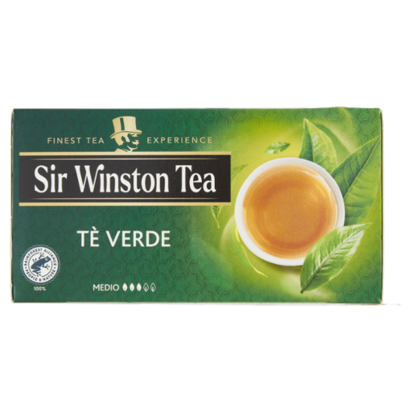 Sir Winston Tea Tè Verde 24 x 1,75 g