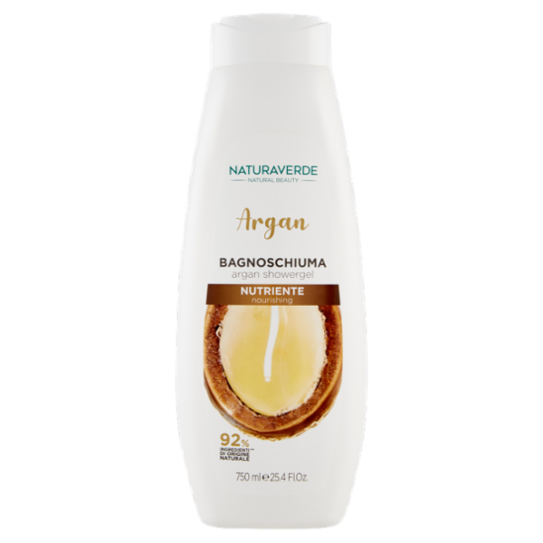 Naturaverde Natural Beauty Argan Bagnoschiuma Nutriente 750 ml